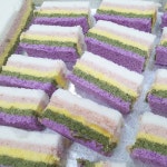 구암떡집 무지개 떡 30개 설기 식사대용 맛있는 아이 간식 단체 답례 마산 창원 떡집 : 구암떡집