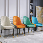 식탁의자 식당 의자 등받이 홈 북유럽 심플 모던 호텔 레스토랑 협상 연예인 인 라이트 : 호정이네