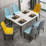 식탁의자 간단한 현대 식당 의자 가벼운 고급 홈 뒤 북유럽 라운지 커피 호텔 : 호정이네