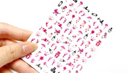 핑크발바닥베이비 네일데코스티커 젤네일스티커 : 엔비엔랩