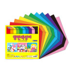 종이나라 26cm 양면색상지 (대) 100g-(10색 150매) : 제노컴퍼니