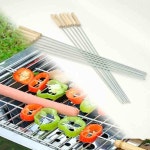 불타는BBQ캠핑꼬치12PCS고기 양꼬치41cm꼬챙이 세트 : 씨즌M닷컴