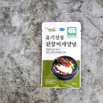 유기 전통 된장찌개양념 100g 1팩 간편한 양념 된장 : 마켓양평