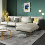 거실 가죽 1인용 3인용 패브릭 게으른 이태리 미니멀 소파 클리너 테크놀로지의 라텍스 북 : 스토어효