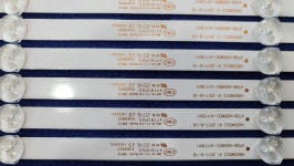 이노스65인치 E6500UC IPS  수리용 백라이트 이노스 k650wdc 패널 적용  5구12줄 1SET : 엔터시스템