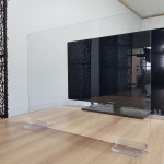 안깨지는 아크릴가림막 방탄 투명 폴리카보네이트 3T 칸막이 아크릴판 가림판 일자형 PC : 쿨웨이