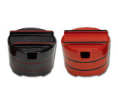 멜라민 칠기 투톤 사각 락교통 ds-7-06 생강통 반찬통 다데기통 양념통 : 다담키친