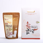 용융소금 황토에 구운 고창황토구운소금 지퍼백 500g : 고창 마켓