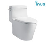 이누스 IC855E 수로밀폐 치마형 원피스 양변기 IC-855E : sh우드