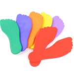 다우리 PE 발마커 발모양 12개 체육수업 유치원 아동 : 아이원스포츠