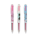쓰임끌림_편의점 0.7mm 5색 볼펜  : 핑크살림