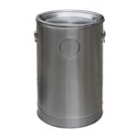 대형 뺑뺑이 원형 모래형 뱅뱅이 스텐 분리수거함 휴지통 다용도 업소용 영업용 쓰레기통 야외 실외 옥외 공공장소 : SAFE ZONE