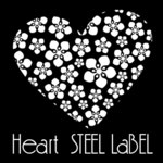 외부용 주차번호판 MFSL43 - 하트 STEEL LABEL : 미니에프