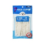 베게브랜드 세븐 우유밀크껌 12개입 강아지 간식 스틱형 치석관리 플라그 관리 스트레스해소 개껌 : 반값다멍멍아