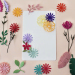 펀칭꽃 8종 플라워 페이퍼 크래프트 데코 종이꽃 꾸밈조각 모음 수제엽서 수제카드 만들기 : 탱글이 아트상자