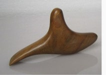 마사지 안마 스틱 롤러 지압봉 풋요법 구 풋마사지기 장목 트라이앵글 테이퍼드 스크래치 : N4 포도글로벌