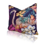 Special British Fabric Flamingo violet Designer Sofa Cushion (Microfiber 솜포함) : 까사비앙카 연희정
