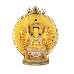 4자 칠보 천수천안 관세음보살 : 신의손