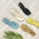 [모브딜라잇shoe] 스퀘어 쪼리 버클 스트랩 샌들 (5color) n1001 : 모브딜라잇