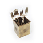 수제 빈티지 황동 홀더 냅킨,꽃,스푼,펜 꽂이 감성소품 : 르쿠퍼