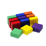 가베 놀이 3cm 받침 12개 / 교구 교육 유아 아동 엄마표 유치원 어린이집 : 요기팜