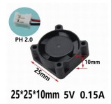 [제품코드:PN-FAN-G2525]  25mmX25mmX10mm DC BRUSHLESS 5V, 0.15A 팬(FAN) : 로직캠프