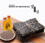 고돌틈이 생들기름맛김선물세트(8장 x 10봉 80매)  꽃피는산꼴 : 꽃피는산꼴