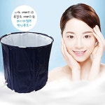 접이식 깊은 1인 안심 사우나 통목욕 1인용 목욕탕 이동용 모서리 욕조 반신욕기 반신욕기 청하 헨리 : 잇츠랄라