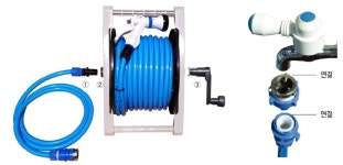 스마토 정원 호스 릴호스 물호스 30미터 SMHR30 : 네이스 건설기계