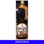 돼지 갈비양념 액상소스 업소용식재료 청우 2kX1EA : 오구오구냠냠