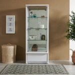 고급 인테리어 선반 진열장 엔틱 거실 주방 술 상패 양주 피규어 레고 수납 진열대 거울 미니 낮은 원목 우드 나무 오크 월넛 화이트 틈새 미러... 