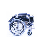 탄탄 경량 접이식 알루미늄 수동 휠체어 22인치 : 메디원탑