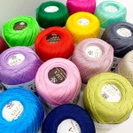 43색 컬러 레이스실 기자면100% : 장미모사