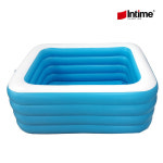 INTIME 인타임 대형 에어 사각 풀장 210cm x 150cm 야외 어린이 물놀이 : ANDMORE