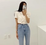 진주 트위드 크롭 자켓 : 더쥬아