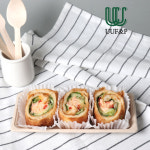 일회용 친환경 EG-0.6 XYW-02 펄프 600개 초밥 롤 스시 김밥 제과 포장 배달 : 유유에프엔피