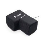 스트레스 해소 빅엔터키 펀치 USB 대형 엔터키 사무용쿠션 : 프루그