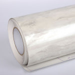 대리석 인테리어필름 / 122cm x 50cm단위판매 / 실버 대리석 페트 가로패턴 (PHB418) 영림62 최대주문수량 2.3m : 붙여넣기닷컴