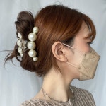 진주 헤어핀 헤어집게 핀 하는 법 긴 숱많은 올림머리 대 (2컬러) : 알마 리브레