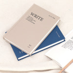 필사노트 독서 기록장 필사 습관 문장수집 노트 다이어리 메모장 일기장 독서록 공책 : 브라보아워라이프