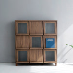 마켓비 FILMON 수납장 9문 진열장 그릇장 플랩도어 : 마켓비엔티