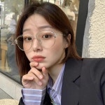 투명테 빅사이즈 오버사이즈 보잉 투명안경 이진 이홍기 태연 김나영 장성규 조이 전소연안경 : 동학안경