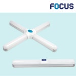 포커스 LED FPL 일자등 십자등 35w 60w AL 알루미늄 형광등 당구장 가게 식당 : 빛이나조명