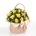 너가 참 좋아(yelloe)(OW-6044)[꽃바구니/이벤트/생일/어버이날꽃] : 젠틀맨꽃배달