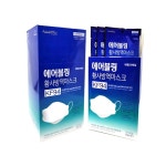 에어블링 KF94 황사방역 귀편한 마스크 화이트 국산 25매 개별포장 L(대형), 흰색, 1000개 : 에어블링 스토어