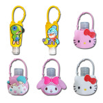 캐릭터 휴대용 손소독제 용기 홀더 세정제 실리콘케이스 30,40ml 용기 고리형 가방걸이 어린이집선물 : 다윈트레이더스