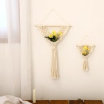 마크라메 만들기 퐁퐁국화 데이지 월행잉 2종 마크라메 DIY 취미 집콕 키트 : 매듭기록소