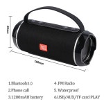 휴대용 블루투스 스피커 높은 전력 40W 무선 방수 USB 스테레오 서브 우퍼 USB : SM직구.