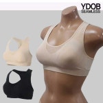 이돕 심리스 스포츠 브라 요가 헬스 노와이어 무봉제 수면 속옷 : 로코스샵