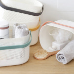 헬스 수영장 사우나 욕실수납 물빠짐 목욕바구니 BB40 : 히키스